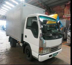 Selling Isuzu Elf N Series Aluminum Closed Van Truck 4 wheel