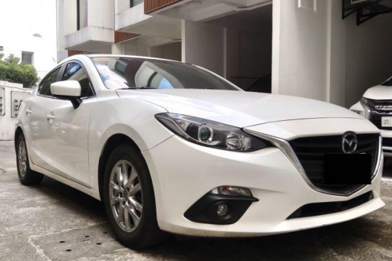 Sell Pearl White 2016 Mazda 3 in Quezon City