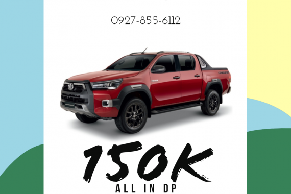 150 K ALL-IN DOWNPAYMENT! HILUX 2020