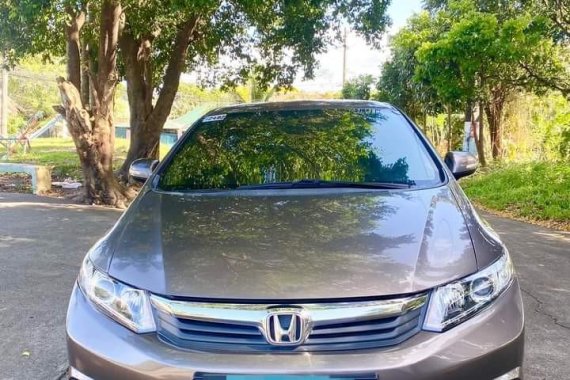 Selling Silver Honda Civic 2013 in Quezon City