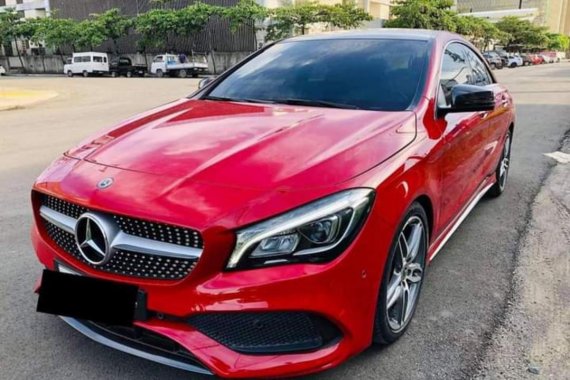 Red Mercedes-Benz C200 2018 for sale in Quezon City