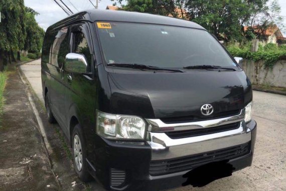 Selling Black Toyota Hiace 2015 in Bulacan