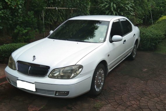 White Nissan Cefiro 2007 Sedan at 96000 km for sale