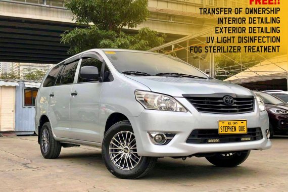 2014 Toyota Innova J 2.0 M/T Gas