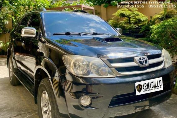 Black Toyota Fortuner 2008 for sale in Cebu