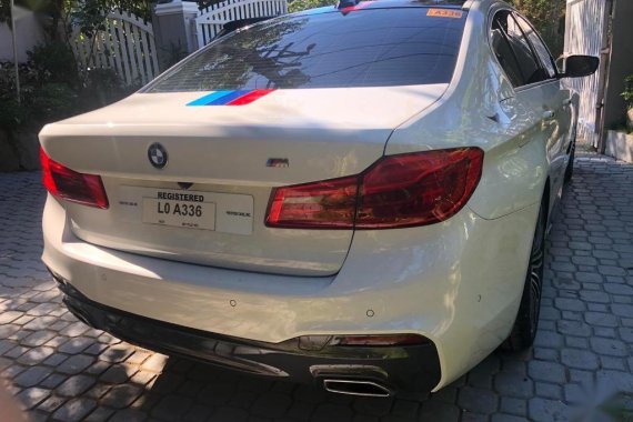 Pearl White BMW 520D 2018 for sale in Manila