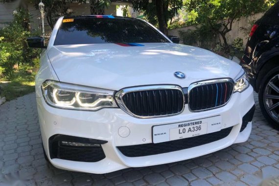 Pearl White BMW 520D 2018 for sale in Manila