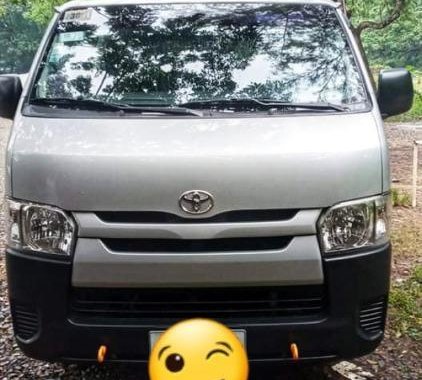 Silver Toyota Hiace 2014 for sale in Iloilo