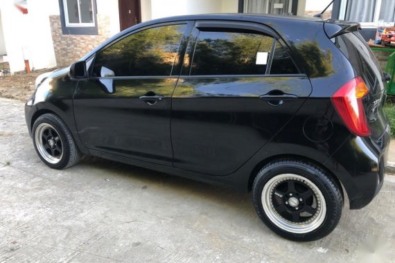 Black Kia Picanto 2016 for sale in San Jose del Monte