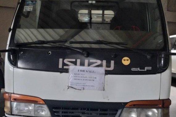 White Isuzu Elf 1996 for sale in San Juan City