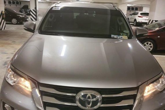 Selling Silver Toyota Fortuner 2017 in Quezon City