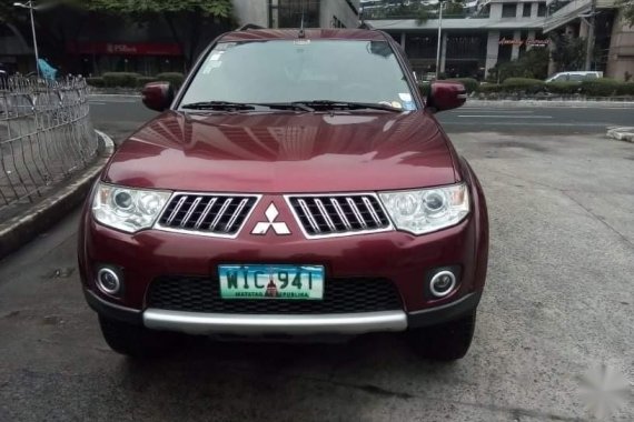 Red Mitsubishi Montero Sport 2013 for sale in Makati City