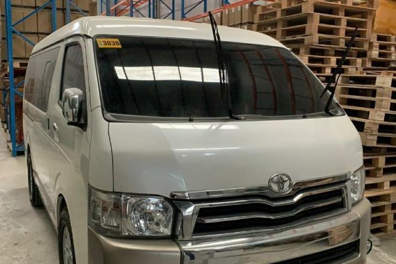 Beige Toyota Hiace Super Grandia 2016 for sale in Quezon City