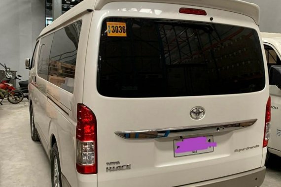 Beige Toyota Hiace Super Grandia 2016 for sale in Quezon City