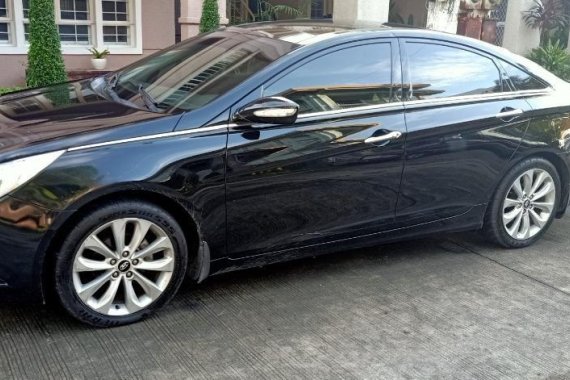 Black Hyundai Sonata 2012 for sale in Manila