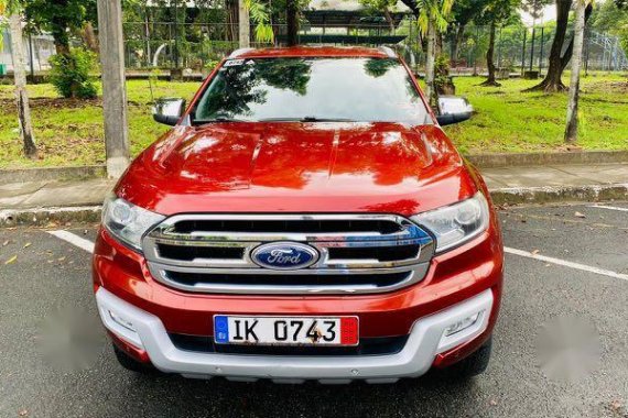 Red Ford Everest 2016 for sale in Manila