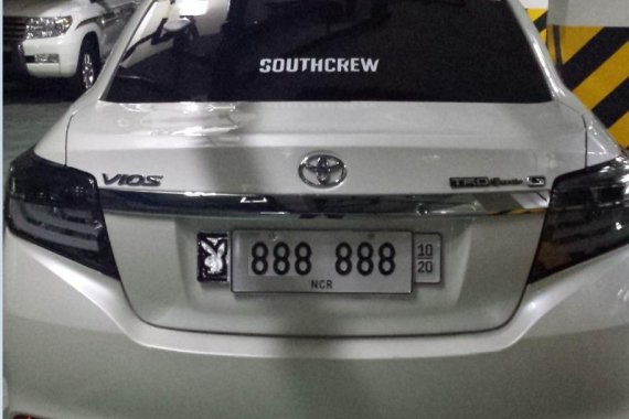Pearl White Toyota Vios 2018 for sale in Manila