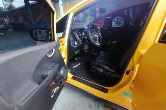Yellow Honda Fit 2010 for sale in Angeles