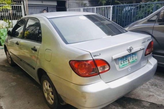 Silver Toyota Corolla Altis 2003 for sale in Quezon