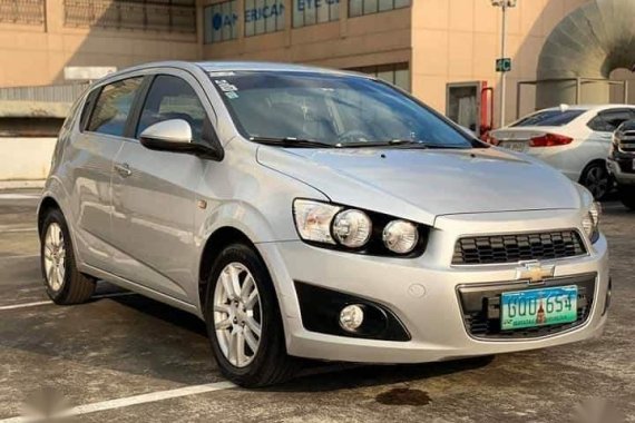 Selling Brightsilver Chevrolet Sonic 1.4 LTZ 2013 in Manila