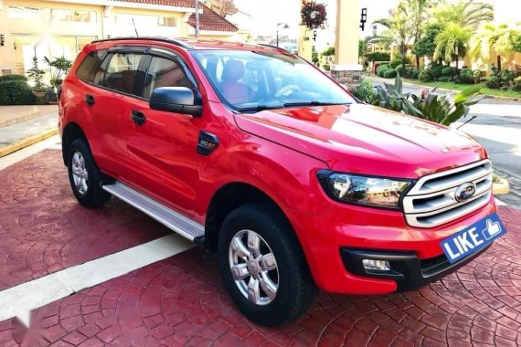 Red Ford Everest 2016 for sale in Mandaluyong