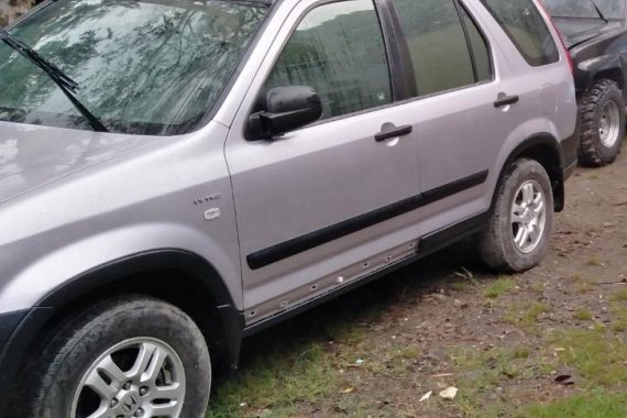 Silver Honda CR-V 2003 for sale in Manila