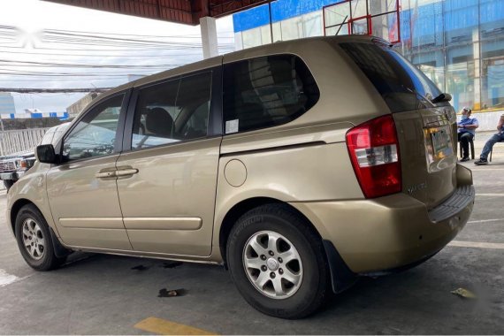 Beige Kia Carnival LX 2009 for sale in Quezon