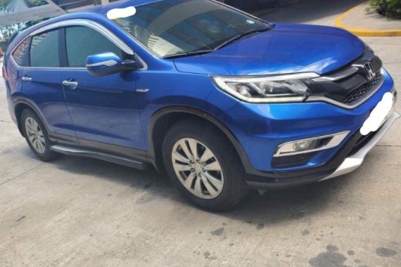 Blue Honda CR-V 2016 for sale in Manila
