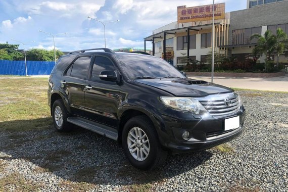 Black Toyota Fortuner 2013 for sale in Mandaue