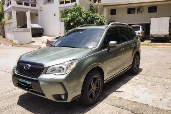 Silver Subaru Forester 2014 for sale in Quezon