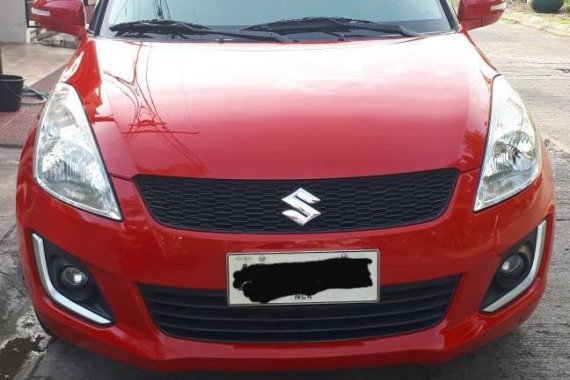 Red Suzuki Swift 2016 for sale in Las Pinas