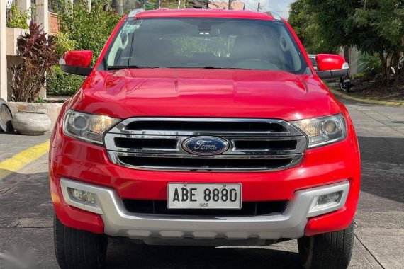 Red Ford Everest Trend 2016 for sale in Las Pinas