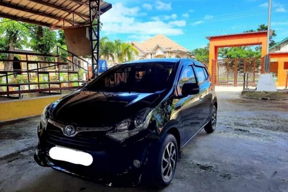 Selling Black Toyota Wigo 2017 in San Fernando