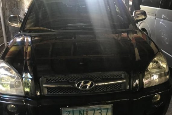 Black Hyundai Tucson 2008 for sale in Cabanatuan