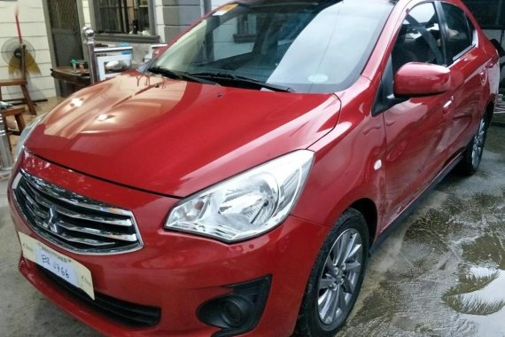 Selling Red Mitsubishi Mirage G4 2017 in Baliuag