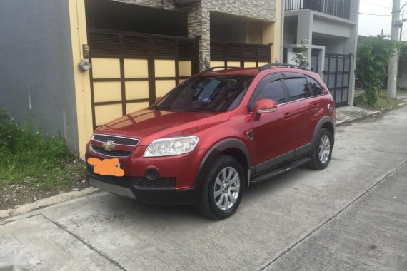 Red Chevrolet Captiva 2009 for sale in Pasig