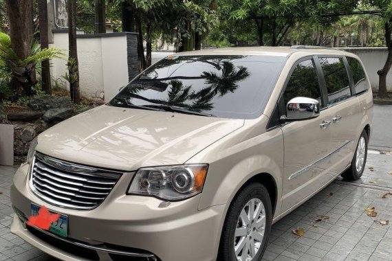 Beige Chrysler Town And Country 2012 for sale in Makati