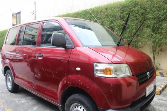 Red Suzuki APV 2014 at good price for sale in Quezon City
