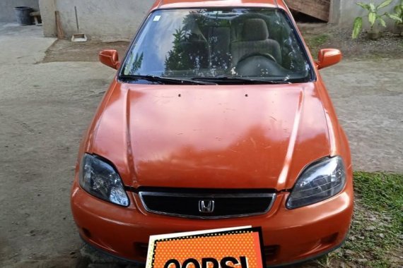 Selling Orange Honda Civic 2000 in Lipa