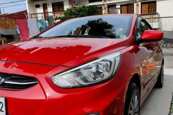 Red Hyundai Accent 2016 for sale in Marikina