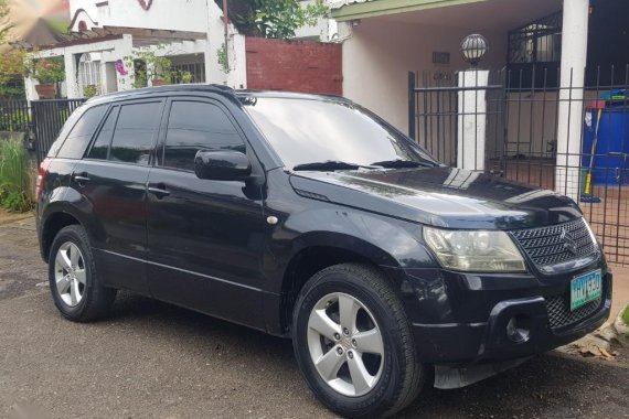 Black Suzuki Grand Vitara 2008 for sale in Mandaue