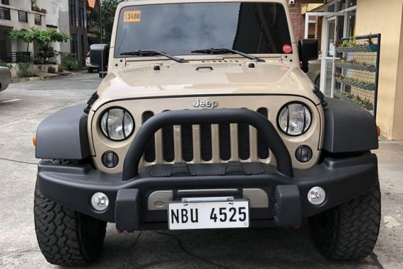 Selling Beige Jeep Wrangler 2017 in Pasig