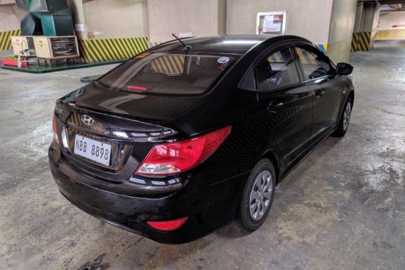 Selling Black Hyundai Accent 2015 in Pasig