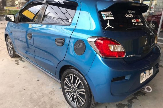 Selling Blue Mitsubishi Mirage 2017 in Santo Tomas