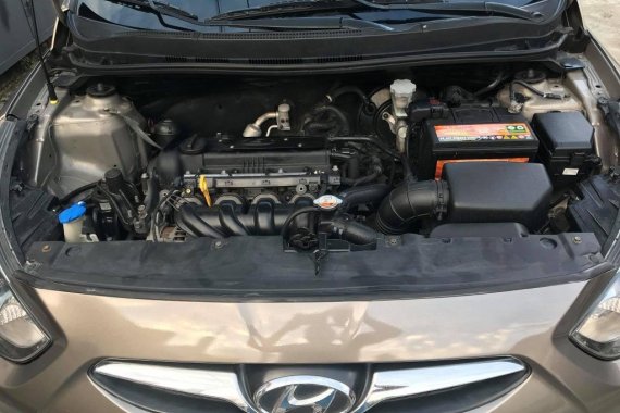 Brown Hyundai Accent 2015 for sale in Guiguinto