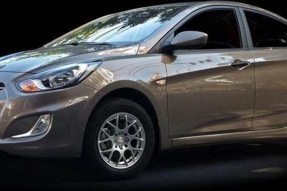 Brown Hyundai Accent 2015 for sale in Guiguinto