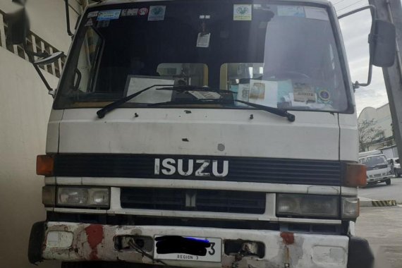 Isuzu FRR - Forward 6W Drop Side With 2.9 Tons Boom Manual 1990