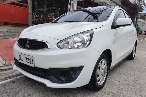 Reserved! Lockdown Sale! 2018 Mitsubishi Mirage 1.2 GLX Hatchback Manual White 8T Kms Only DAL2213