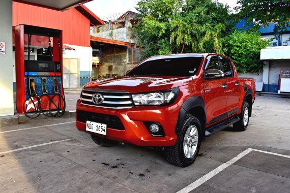 2017 Toyota HiLux G MT 948t Negotiable Batangas Area 