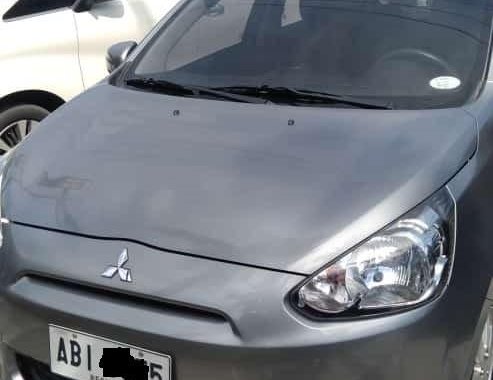 Grey Mitsubishi Mirage 2015 Sedan at Automatic  for sale in Angeles